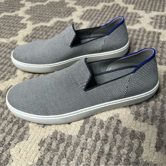 Rothy’s Original Slip On Sneaker in Anchor - Picture 4 of 9